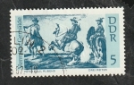 Stamps Germany -  983 - Los tres caballeros, pintura de Rubens