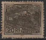 Stamps Brazil -  Ferrocarril