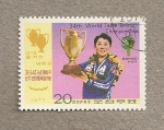Stamps North Korea -  34 Campeonato mundial de ping pong