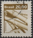 Stamps Brazil -  Frutos: Caña d' Azucar