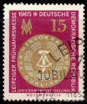 Stamps Germany -  	Feria de primavera de Leipzig 1965(DDR).