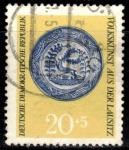 Stamps Germany -  El arte popular de Lausitz (DDR).