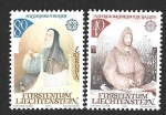Stamps : Europe : Liechtenstein :  754-755 - Escritores