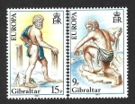 Stamps Gibraltar -  400-401 - Hércules