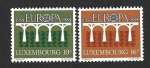 Sellos de Europa - Luxemburgo -  708-709 - XXV Aniversario de la Conferencia Postal de Correos y Telecomunicaciones C.E.P.T. 