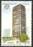Stamps : Europe : Spain :  2904 - Europa Cept, Edificio del Banco de Bilbao en Madrid