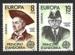 Stamps Andorra -  Edif 133-134 - Antoni Fiter i Rosell y Francesc Caixal i Freixes 