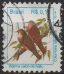 Sellos de America - Brasil -  Pájaros: Columbina