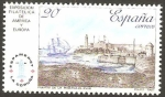 Stamps Spain -  2914 - exposición filatelica de España y América, Espamer 87, Puerto de La Habana