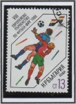 Stamps Bulgaria -  Champions '88