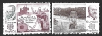 Stamps Spain -  Edif 2703-2704 - Miguel de Cervantes y Leonardo Torres Quevedo