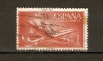 Stamps Spain -  Avión y caravela