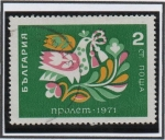 Stamps Bulgaria -  Pajaros y Flores