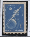 Sellos de Europa - Bulgaria -  Espacio: Luna, Tierra y Lunik 4