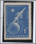 Stamps Bulgaria -  Espacio: Luna, Tierra y Lunik 4