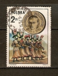Stamps : Europe : Poland :  Bronislaw Malinowski y tamborileros