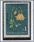 Stamps Bulgaria -  Flores: Aguileña