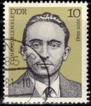 Stamps : Europe : Germany :  Las personalidades socialistas.Conrad Blenkle 1901-1943 DDR.
