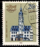 Sellos del Mundo : Europa : Alemania : Ayuntamientos históricos - Gera Hall, construido 1573-1576-DDR.