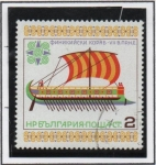 Sellos de Europa - Bulgaria -  Barcos Historicos: Galera Fenicia