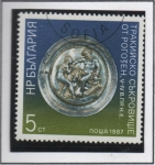 Stamps Bulgaria -  Artesania: Plato