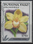 Stamps Burkina Faso -  Orquidea