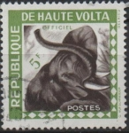 Sellos de Africa - Burkina Faso -  Elefante