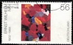 Stamps Germany -  100 años de Ernst Wilhelm Nay (1902-1968), pintor y grabador alemán.