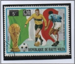 Stamps Bulgaria -  Champions Francia'74