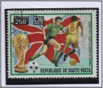Sellos del Mundo : Africa : Burkina_Faso : Champions Francia'74