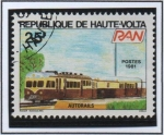 Stamps Burkina Faso -  Trenes: Tren Diesel