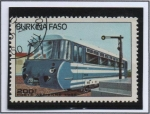 Sellos del Mundo : Africa : Burkina_Faso : Locomotoras: 105 Diesel