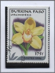 Stamps Burkina Faso -  Orquideas