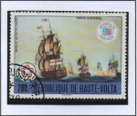 Sellos de Africa - Burkina Faso -  Bicentenario Interphil'76 Emblema