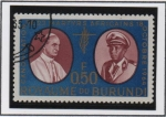 Stamps Burundi -  Papa Pablo VI y Rey Mwami Mwambutsa IV