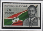 Stamps : Africa : Burundi :  Pres. Miche Micombero