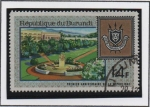 Sellos de Africa - Burundi -  Pres. Jardin y Escudo