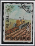 Stamps : Africa : Burundi :  CEE-EAMA: Tractor