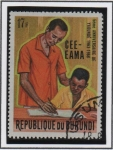 Stamps Burundi -  CEE-EAMA: Maestro y Alumno