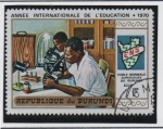 Stamps : Africa : Burundi :  Educación: Laboratorio