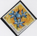 Stamps : Africa : Burundi :  Orquídeas:  Chelymiha
