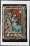 Stamps : Africa : Burundi :  Virgen y San Juan