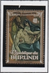 Stamps : Africa : Burundi :  Piedad d
