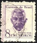 Sellos de America - Brasil -  Dr. Severino Neiva, primer director general de correos del Brasil.