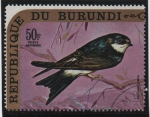 Stamps : Africa : Burundi :  Pajaros