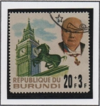 Stamps : Africa : Burundi :  Winston Churchil