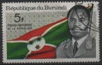 Stamps Burundi -  Pres. Michel Micombero