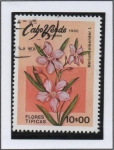 Sellos del Mundo : Africa : Cabo_Verde : Flores: Nerium Oleander
