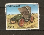 Stamps : America : Paraguay :  Automóviles