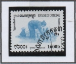 Stamps Cambodia -  Cultivo d' Arroz: Plantacion